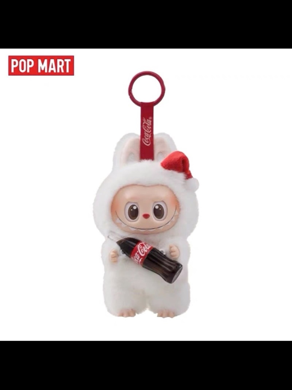 POP MART Coca-Cola White Bunny Keychain Plush
